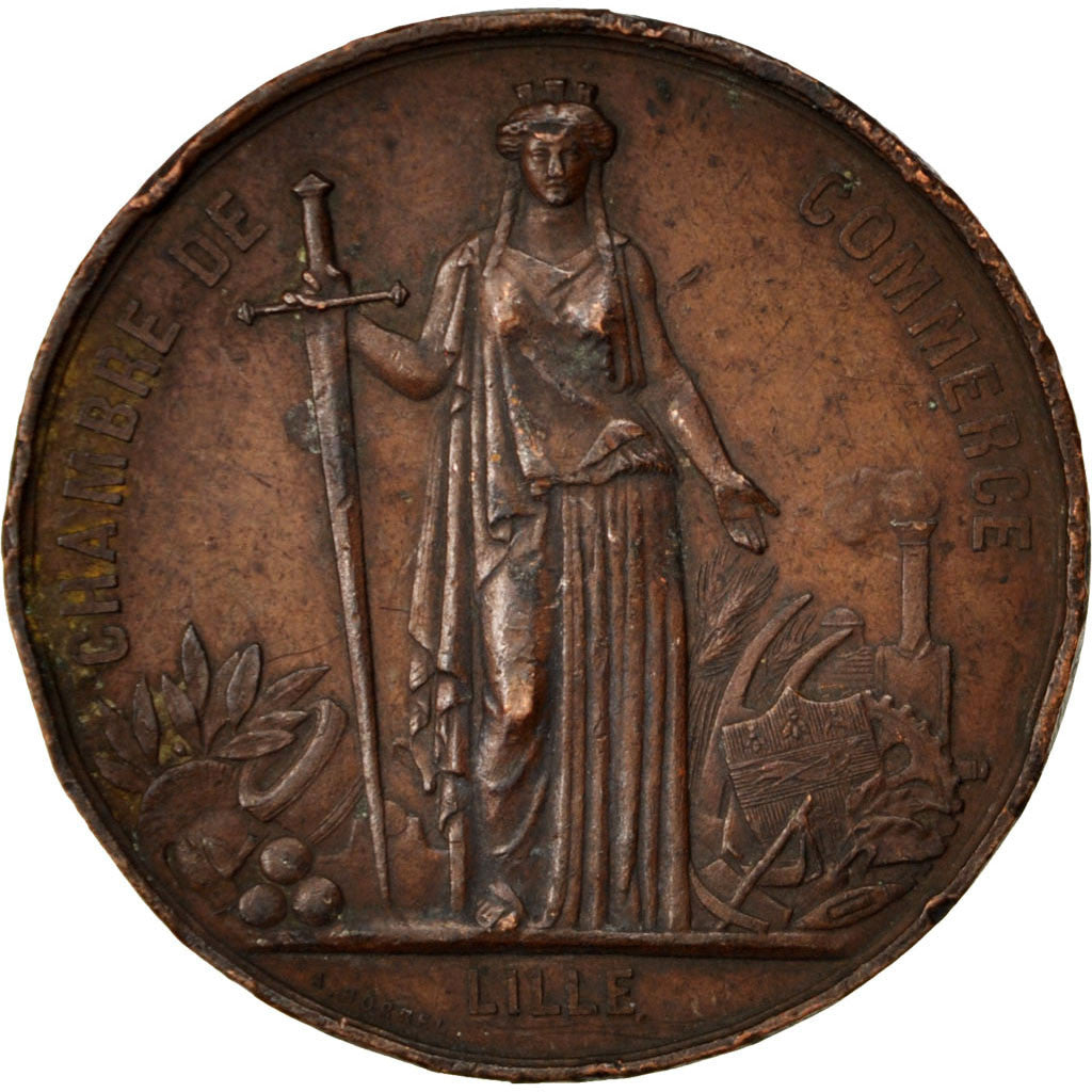 Frankreich, Medal, Second French Empire, Politics, Society, War, Borrel, SS