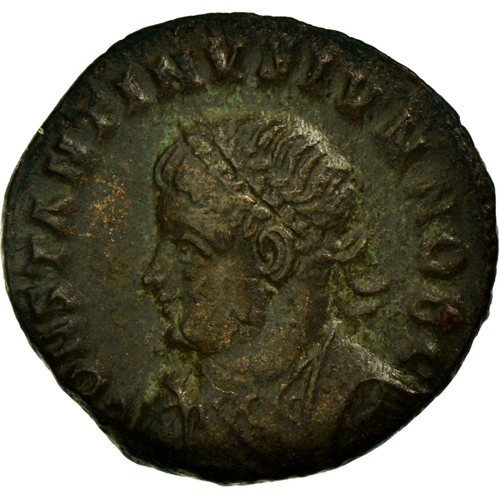 Moneta, Constantine II, Nummus, Antioch, EF(40-45), Miedź, Cohen:165