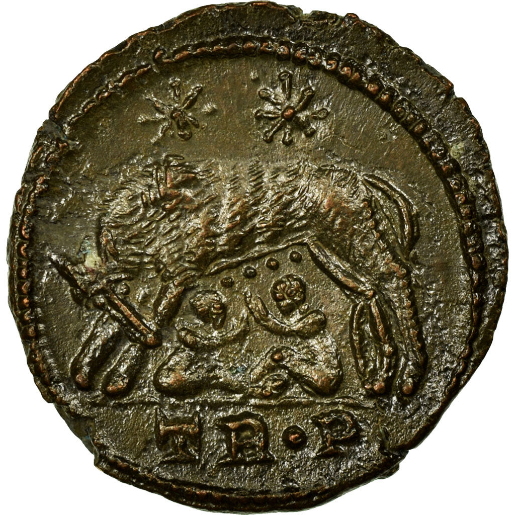 Münze, Nummus, Trier, SS+, Kupfer, Cohen:18