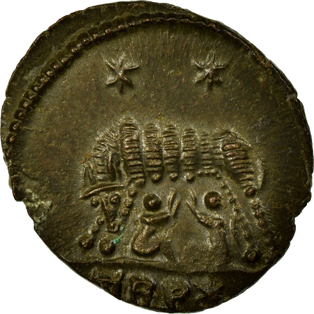 Coin, City Commemoratives, Follis, Trier, AU(50-53), Bronze, RIC:547