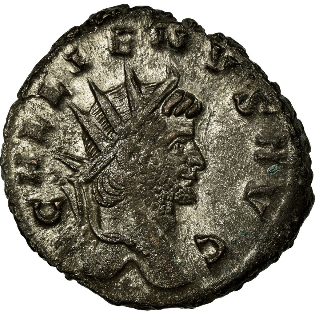 Moneta, Gallienus, Antoninianus, EF(40-45), Bilon, Cohen:617