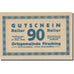 Banknot, Austria, Firsching O.Ö. Ortsgemeinde, 90 Heller, N.D, Undated