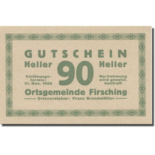 Banknote, Austria, Firsching O.Ö. Ortsgemeinde, 90 Heller, N.D, AU(55-58)