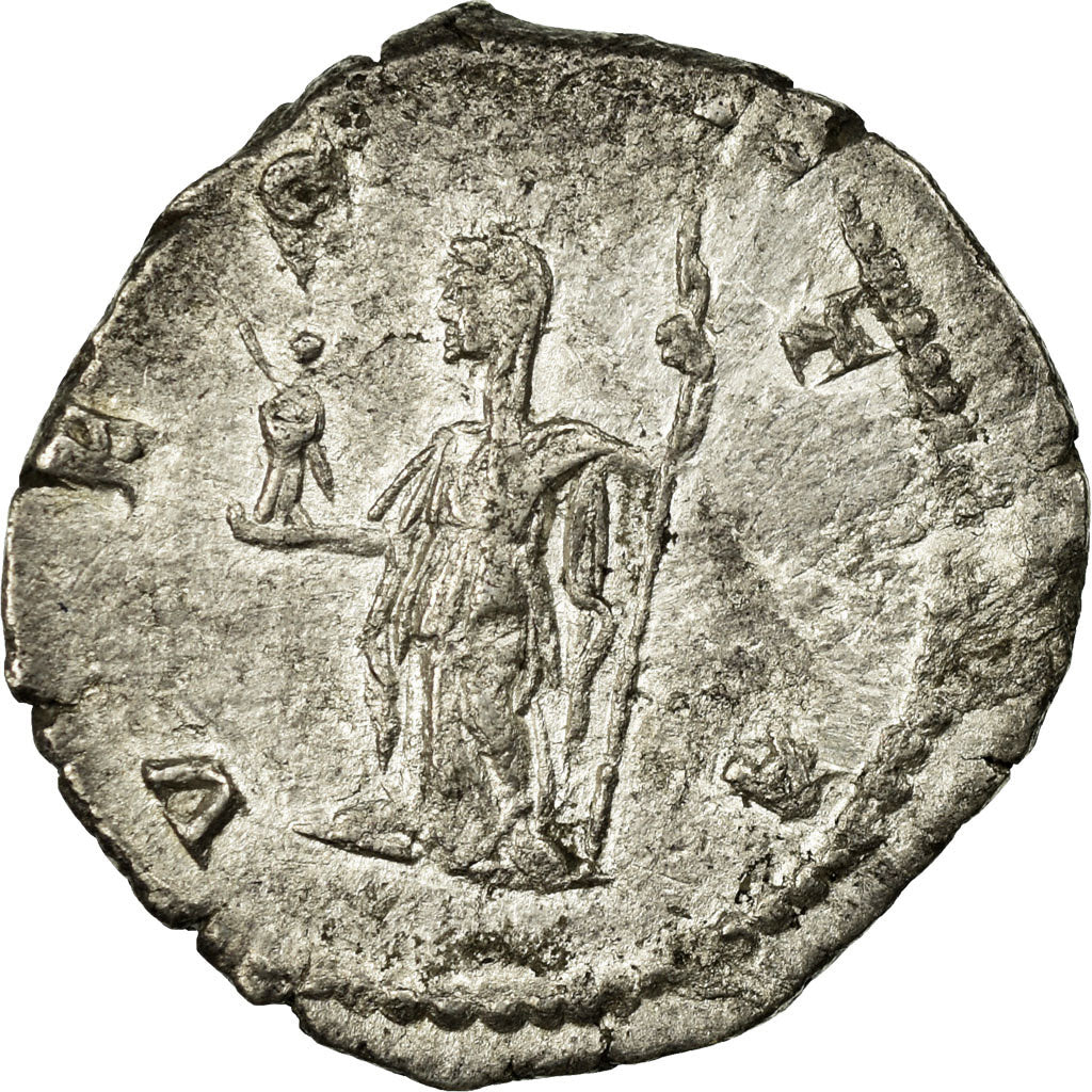 Coin, Julia Domna, Denarius, AU(55-58), Silver, Cohen:230