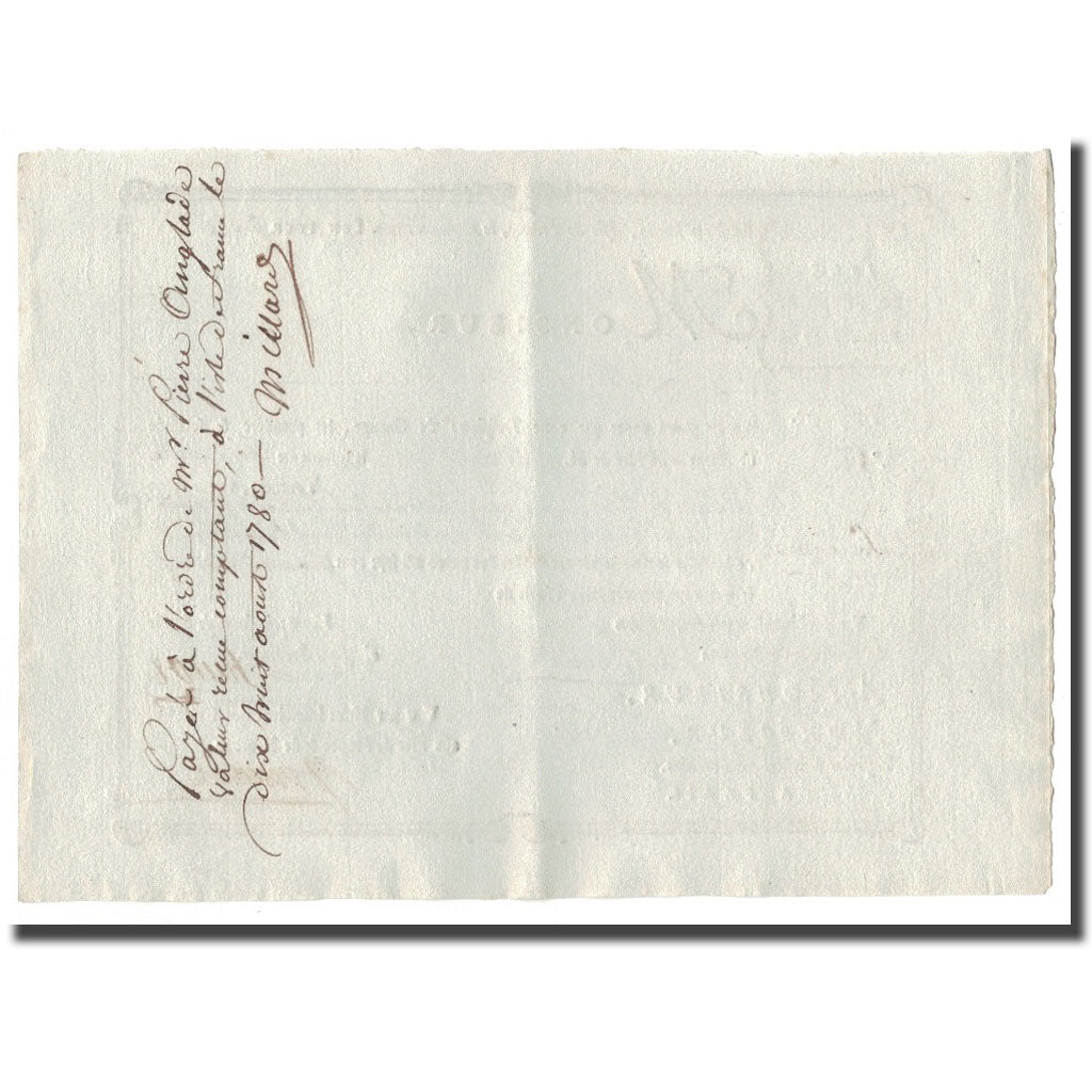 Francia, Traite, Colonies, Isle de Bourbon, 3000 Livres Tournois, 1780, SPL-