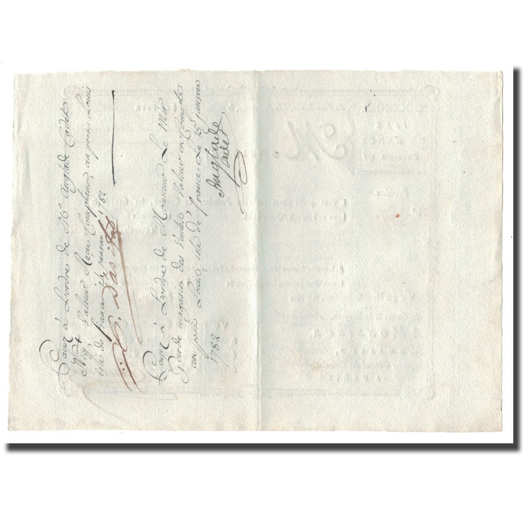 France, Traite, Colonies, Isle de France, 10.000 Livres, Expédition de l'Inde