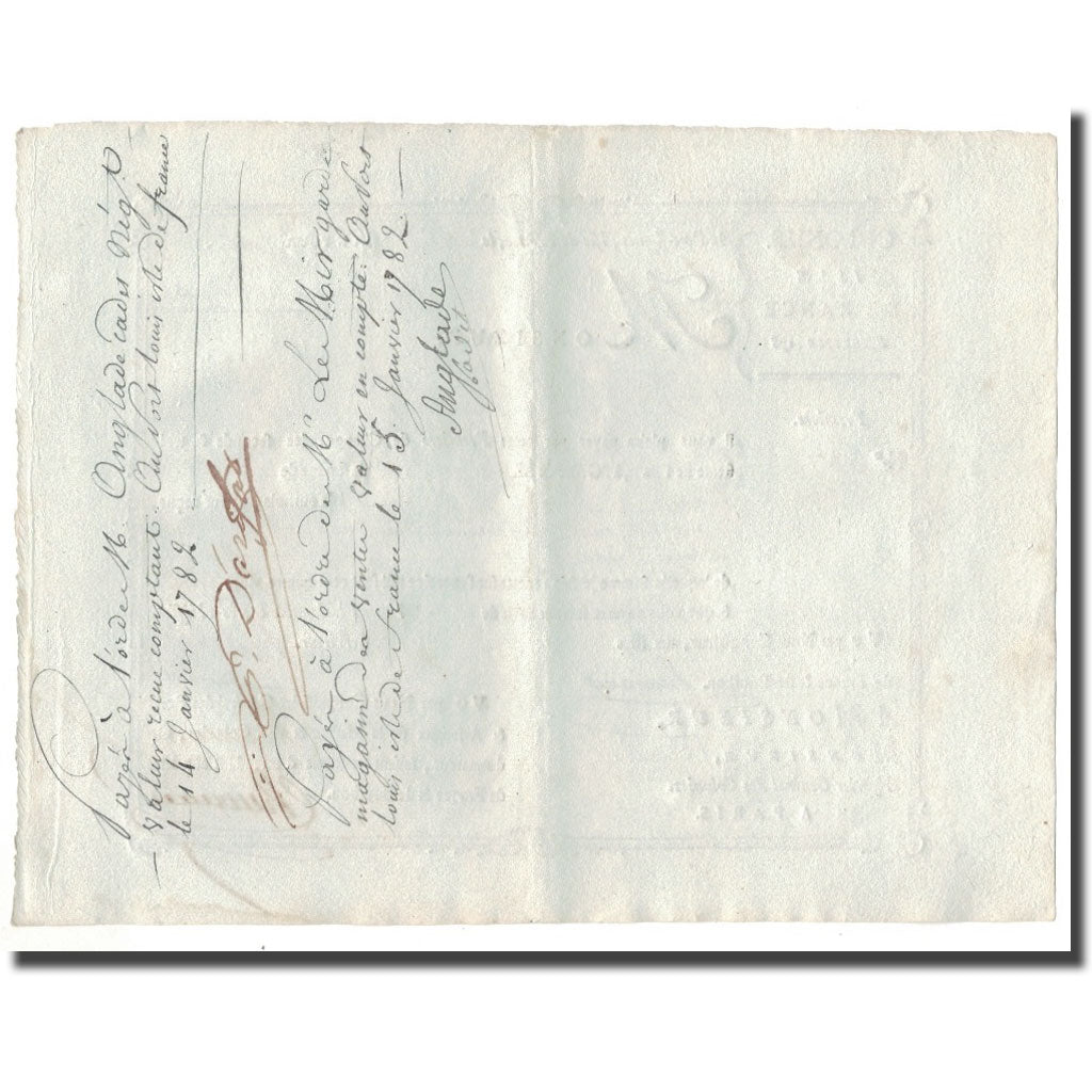 France, Traite, Colonies, Isle de France, 5000 Livres, Expédition de l'Inde