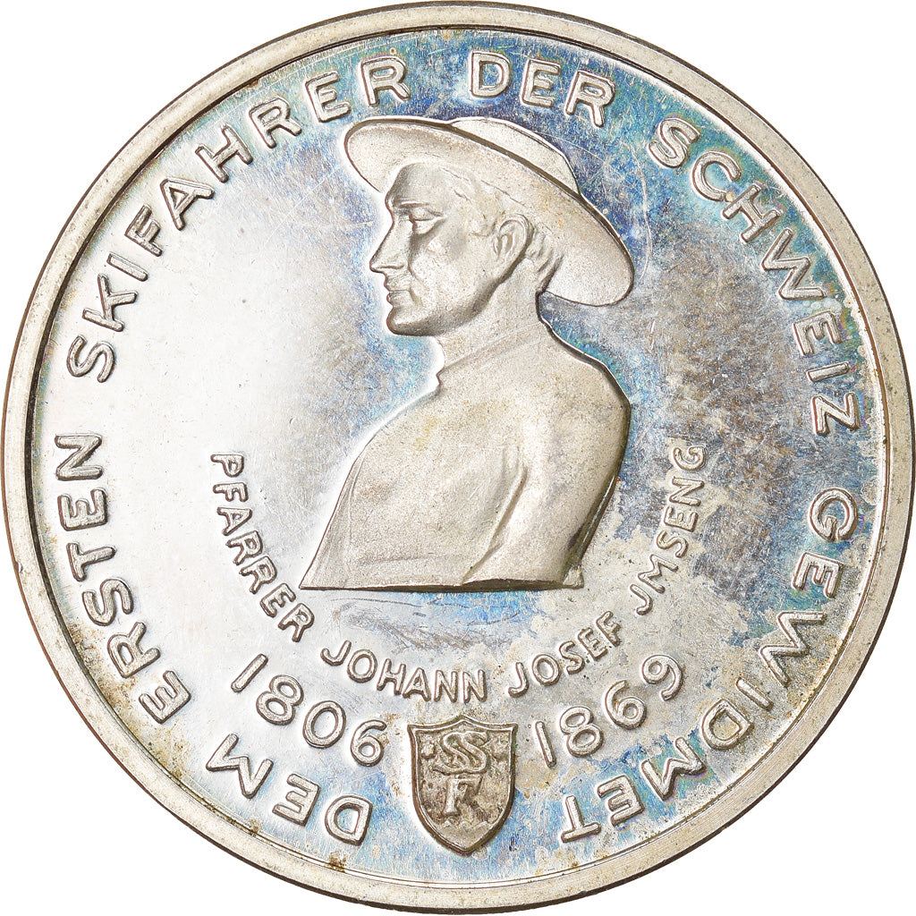 Suisse, Médaille, Saas Fee, Die Perle der Alpen, SPL, Argent