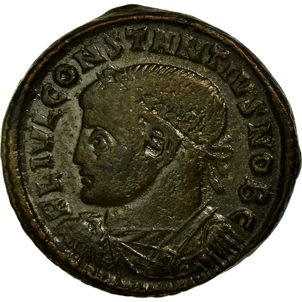Monnaie, Constantius II, Nummus, Arles, TTB+, Cuivre, Cohen:167