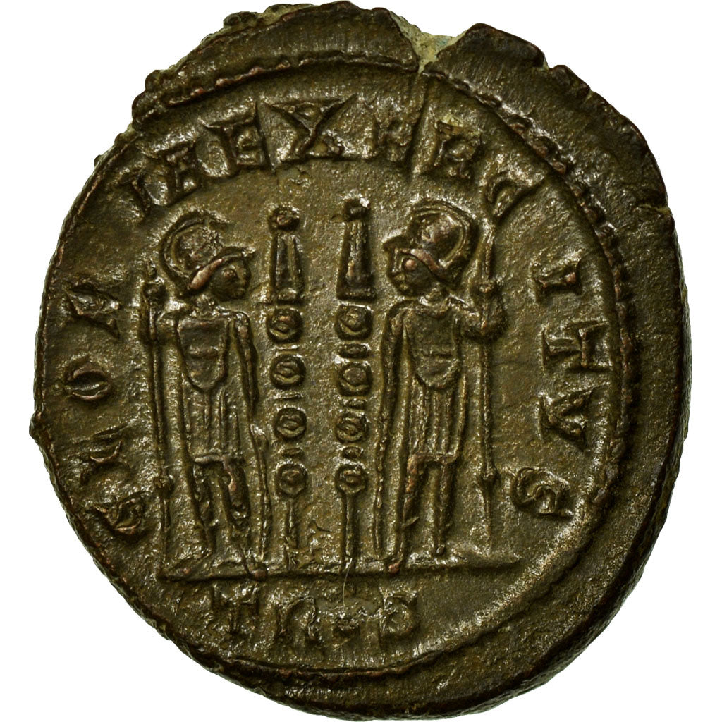 Coin, Constantius II, Nummus, Trier, AU(50-53), Copper, Cohen:104
