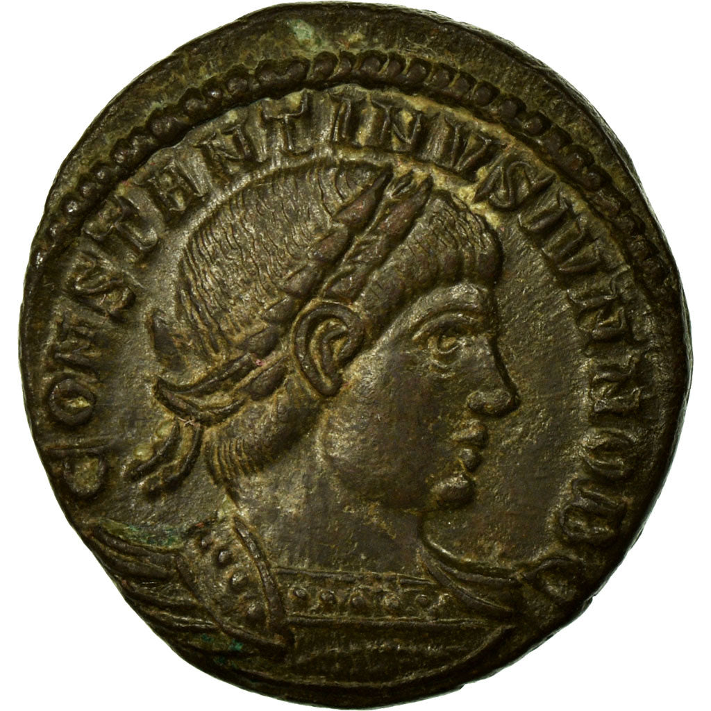 Moneta, Constantine II, Nummus, Trier, AU(55-58), Miedź, Cohen:122
