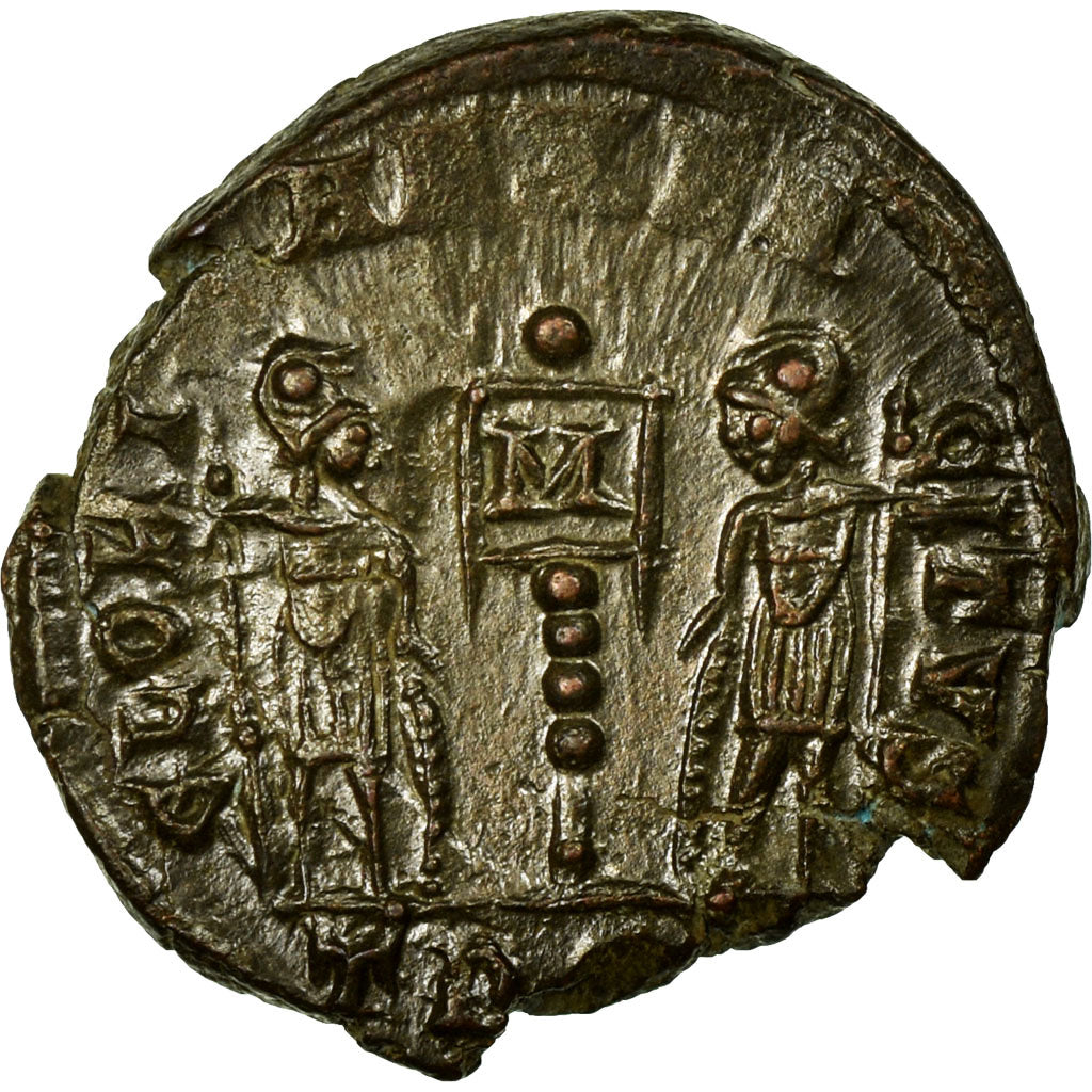 Moneta, Constantius II, Nummus, EF(40-45), Miedź, Cohen:100