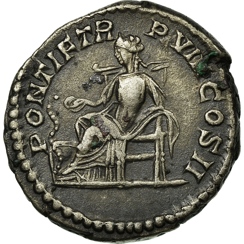 Coin, Caracalla, Denarius, AU(50-53), Silver, Cohen:422