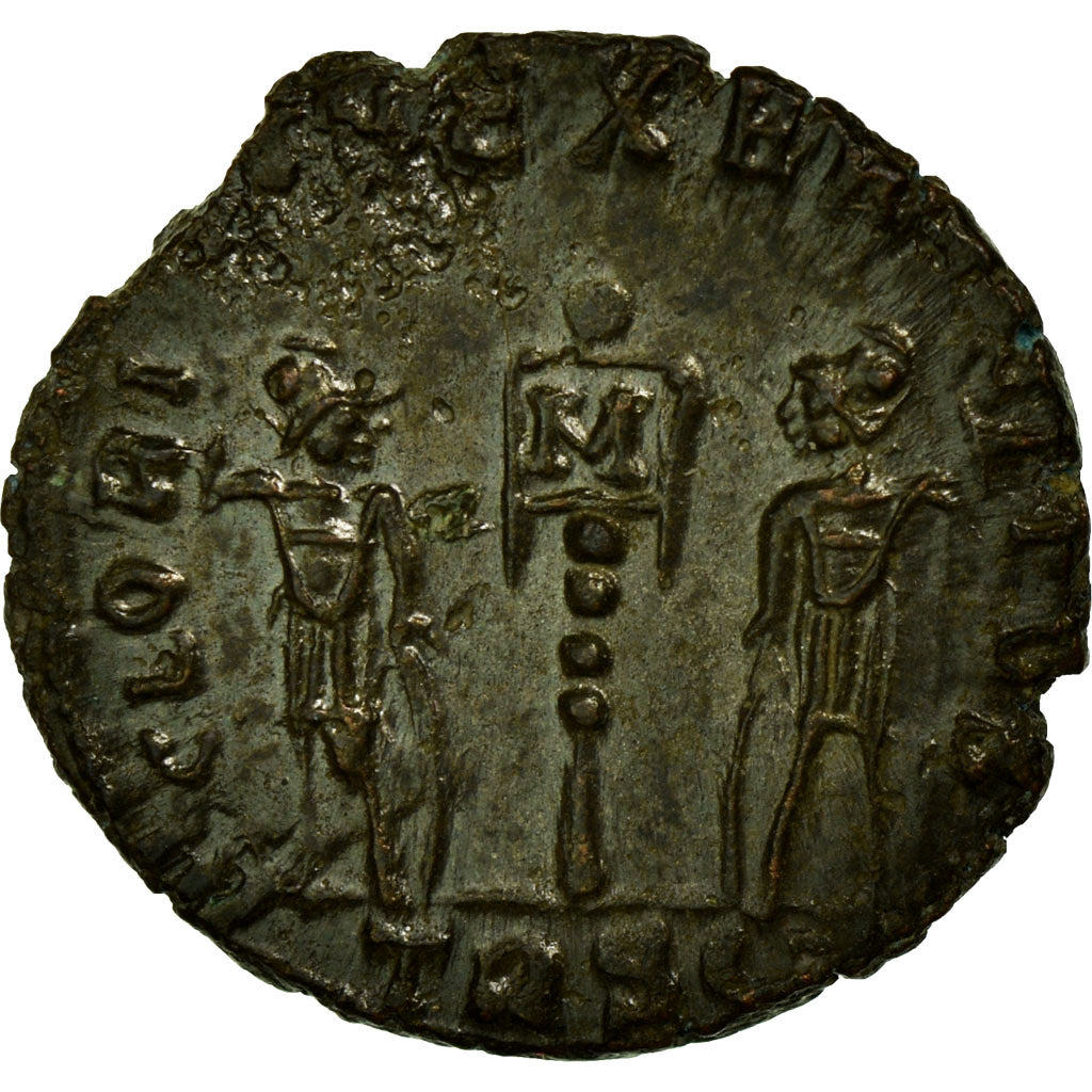 Moneta, Constans, Nummus, Trier, BB+, Rame, Cohen:65