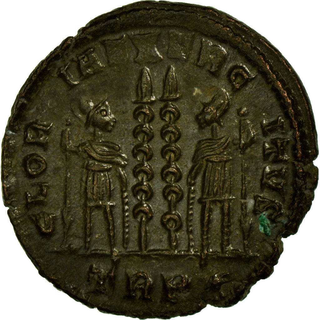 Coin, Constantine II, Nummus, Trier, AU(55-58), Copper, Cohen:122
