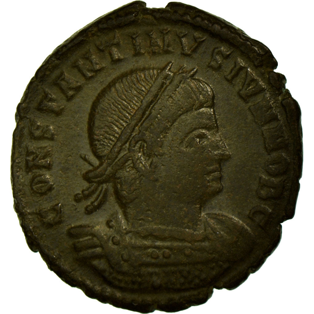 Coin, Constantine II, Nummus, Roma, AU(50-53), Copper, Cohen:122