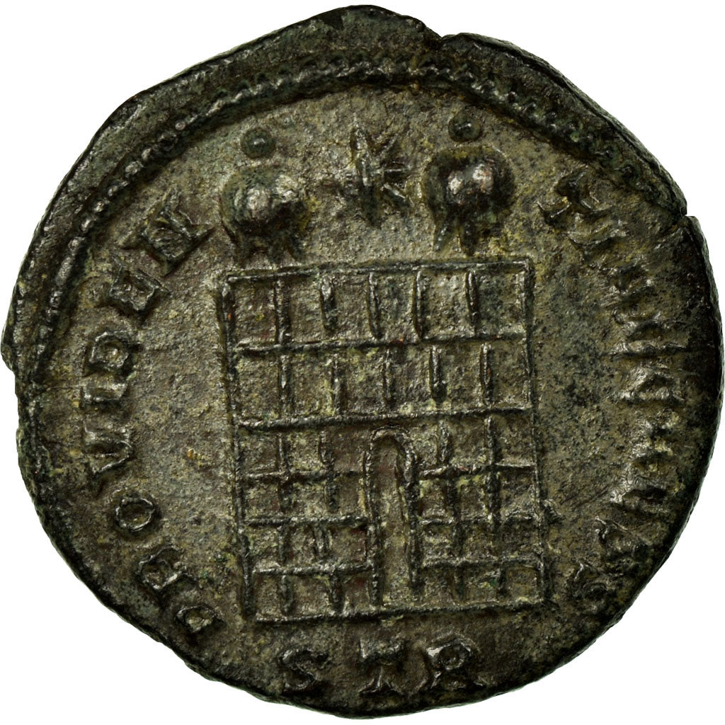 Coin, Crispus, Nummus, Trier, EF(40-45), Copper, Cohen:122