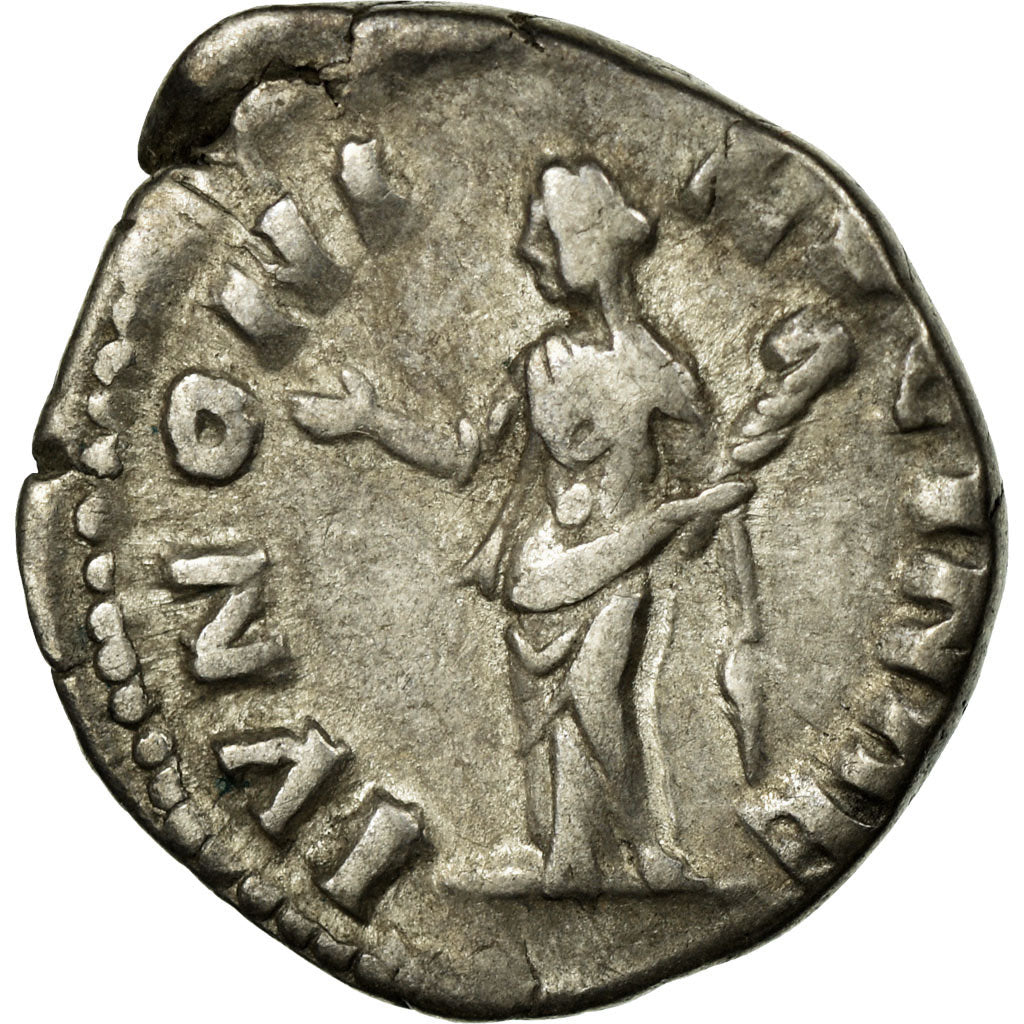 Moneta, Lucilia, Denarius, EF(40-45), Srebro, Cohen:38