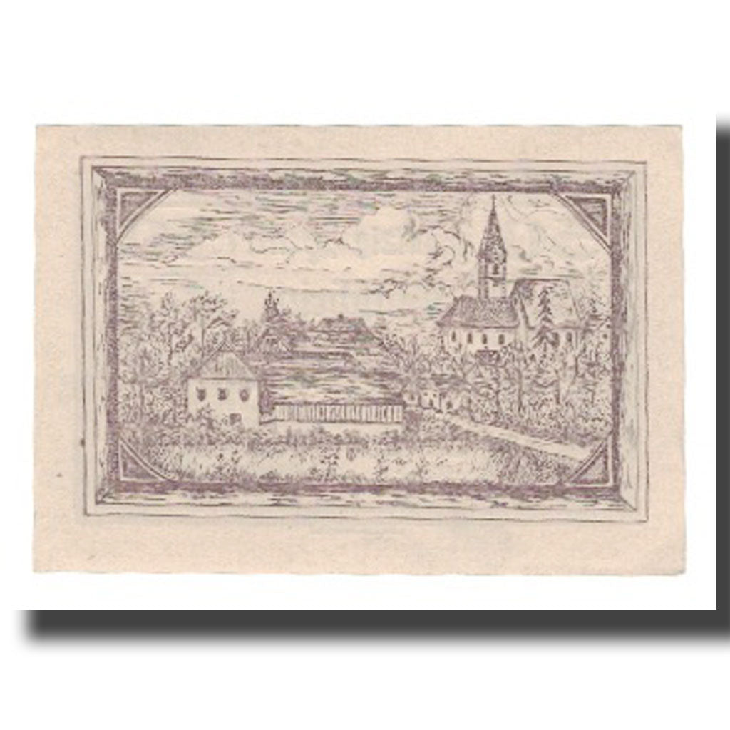 Geldschein, Österreich, Pötting, 50 Heller, village, 1920, 1920-12-15, VZ