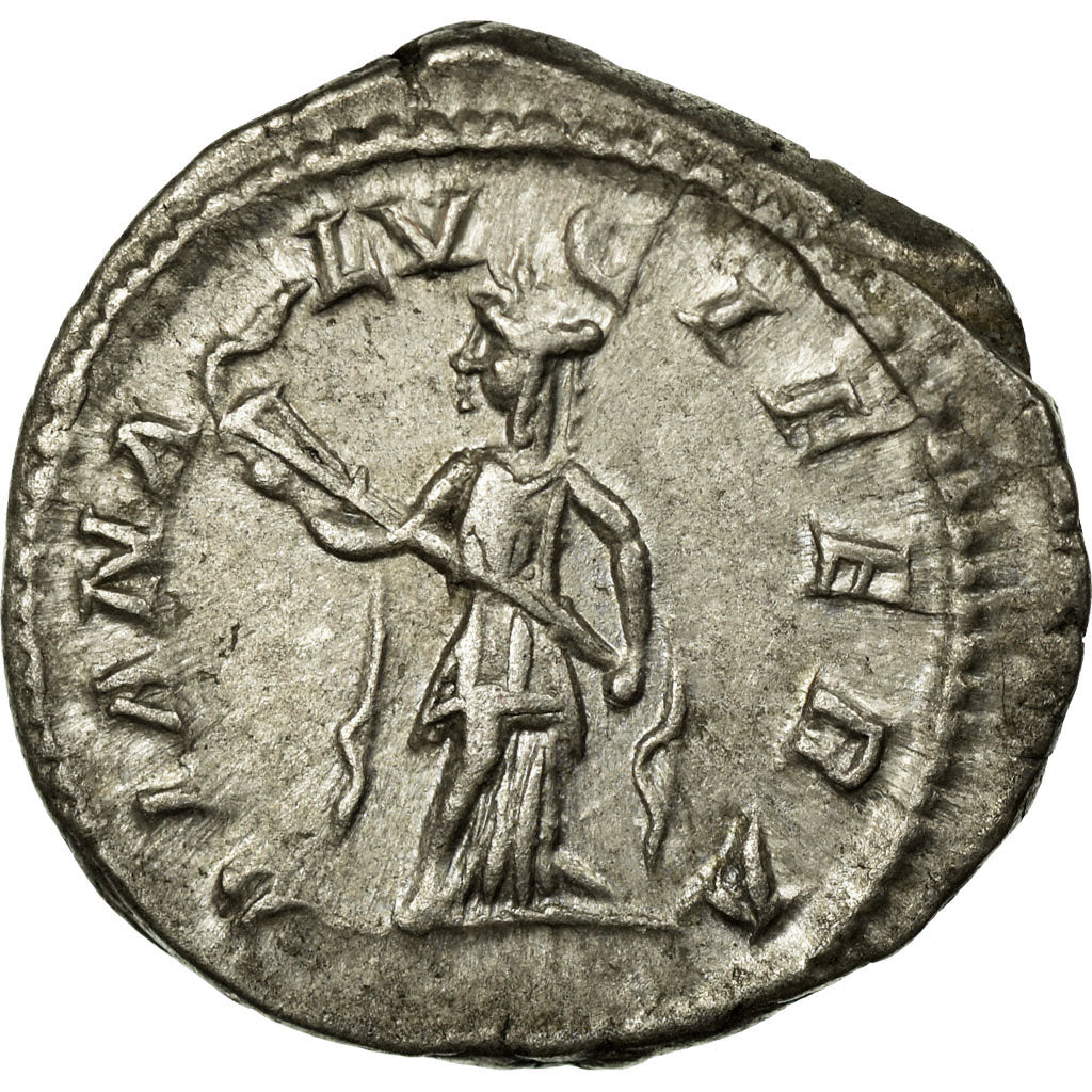 Monnaie, Julia Domna, Denier, TTB+, Argent, Cohen:32