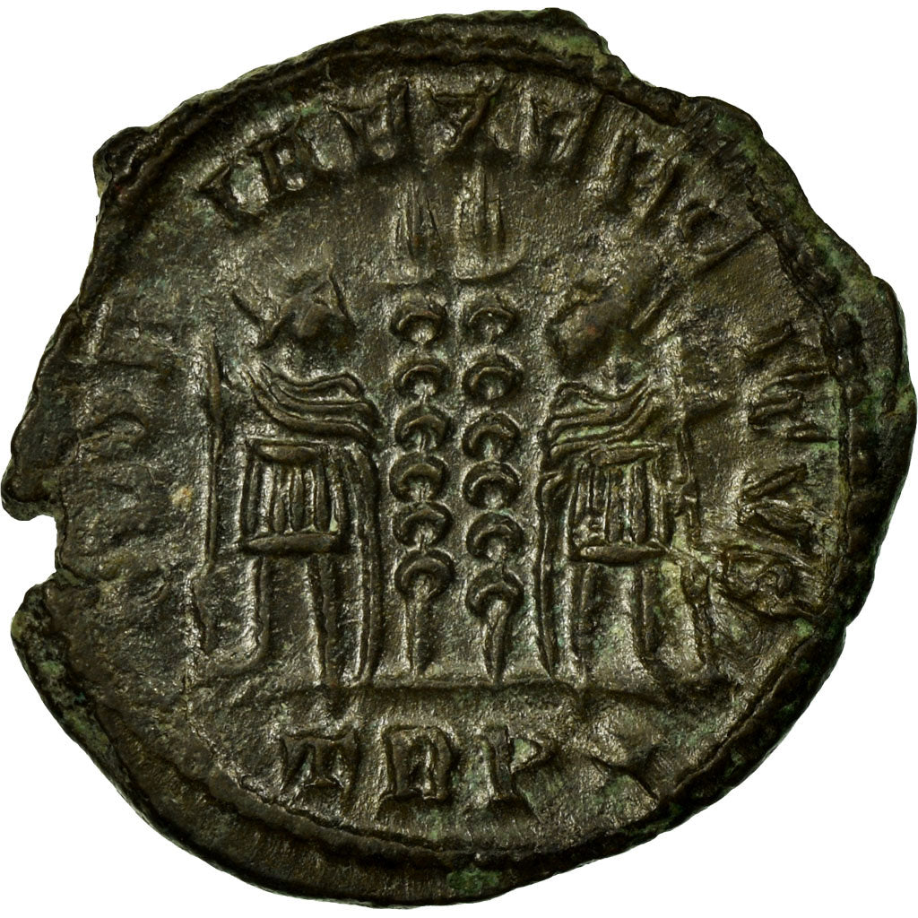 Coin, Constantius II, Nummus, Trier, AU(50-53), Copper, Cohen:104