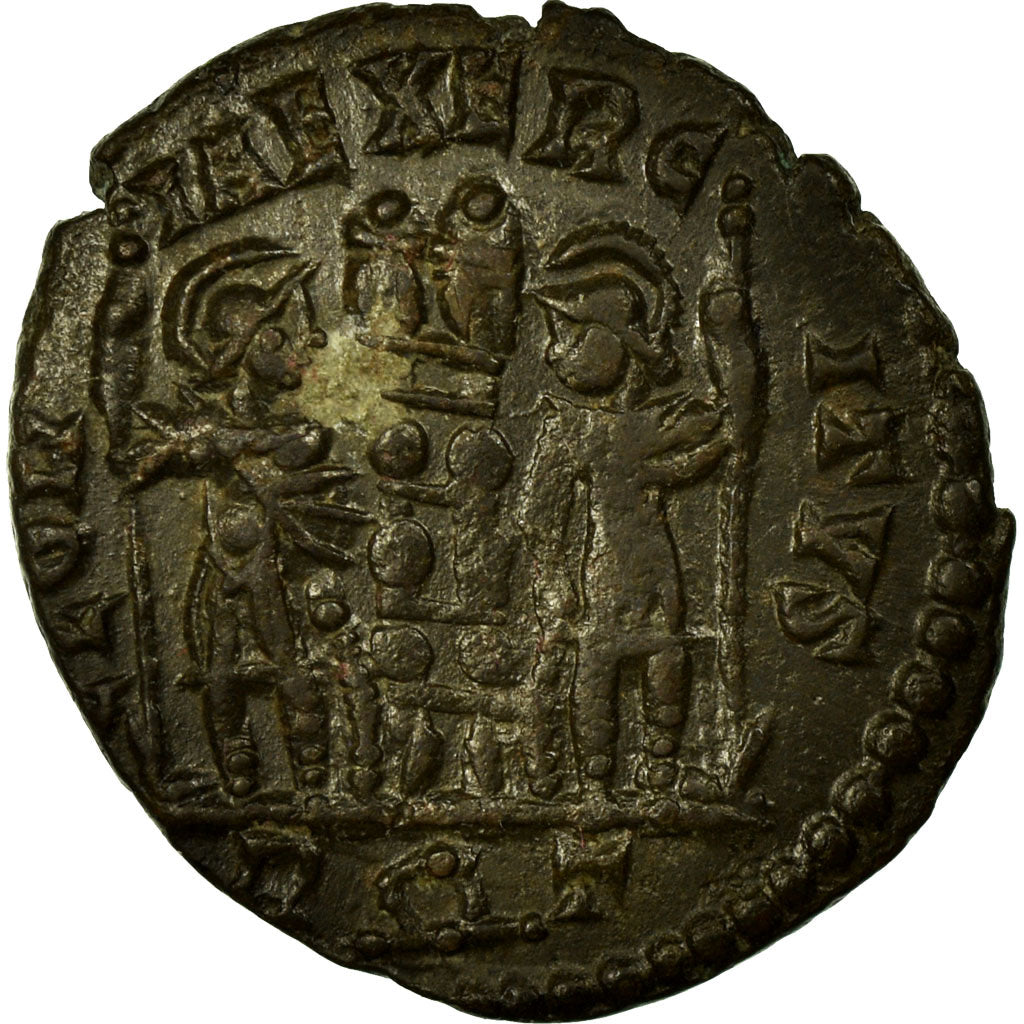 Coin, Constantius II, Nummus, Roma, AU(50-53), Copper, Cohen:104