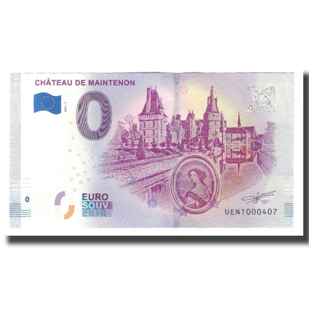 France, Billet Touristique - 0 Euro, 28/ Château de Maintenon - Monument