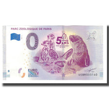 Frankreich, Tourist Banknote - 0 Euro, 75/ Paris - Parc Zoologique de Paris -