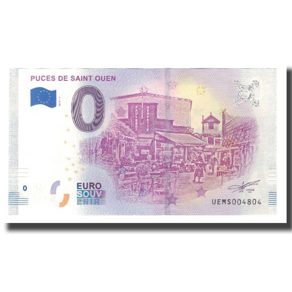 Francia, Tourist Banknote - 0 Euro, 93/ Saint-Ouen - Marché aux Puces de