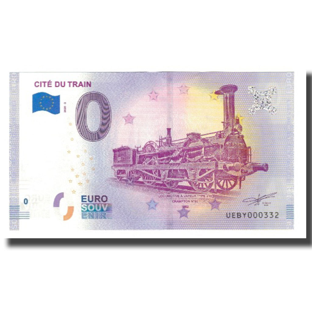 France, Tourist Banknote - 0 Euro, 68/ Mulhouse - La Cité du Train - Musée