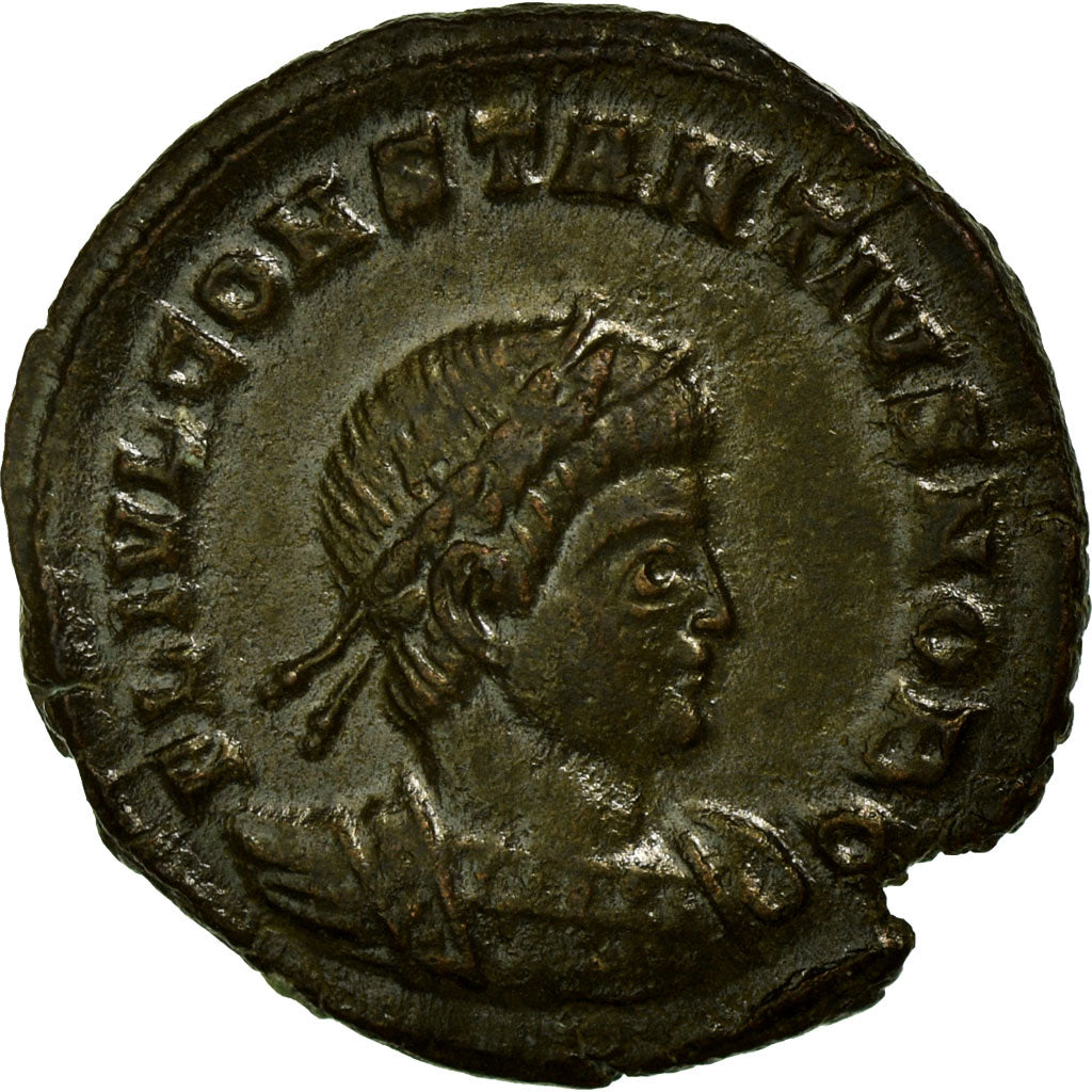 Monnaie, Constantius II, Nummus, Trèves, SUP, Cuivre, Cohen:104