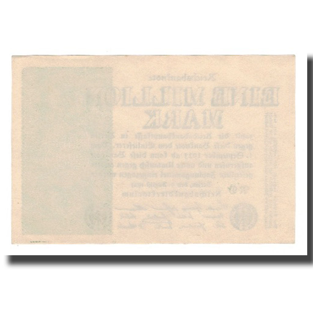 Billete, 1 Million Mark, 1923, Alemania, 1923-08-09, KM:102c, EBC
