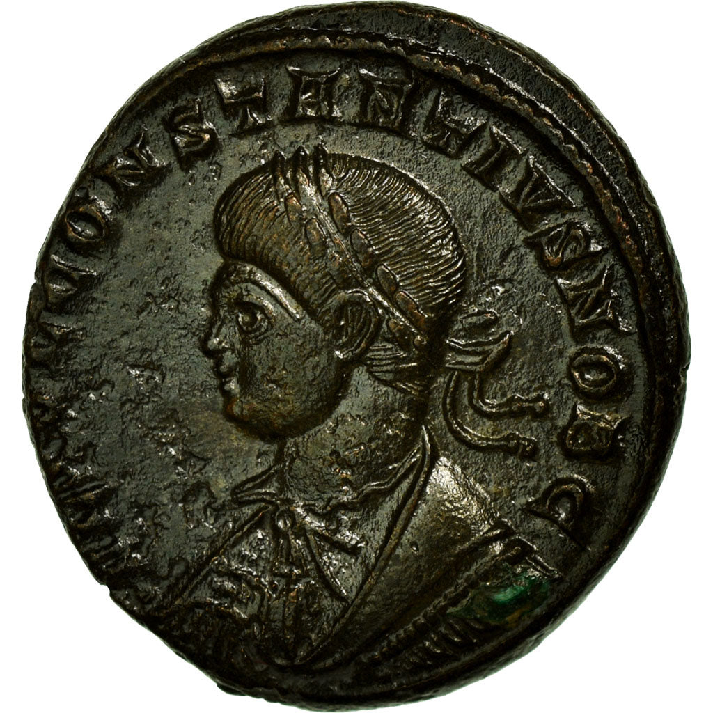 Monnaie, Constantius II, Nummus, Trèves, TTB+, Cuivre, Cohen:167
