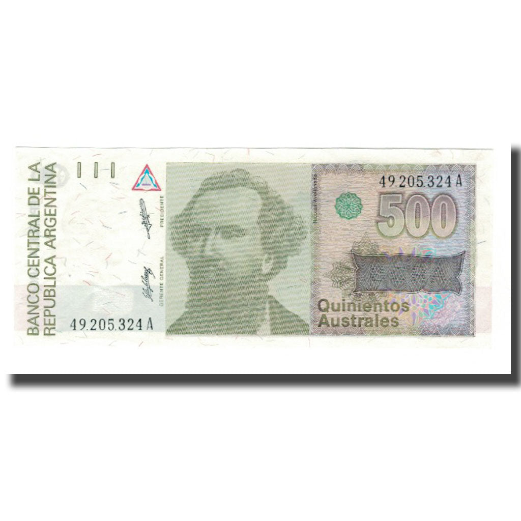 Billete, 500 Australes, Undated (1988-90), Argentina, KM:328a, UNC