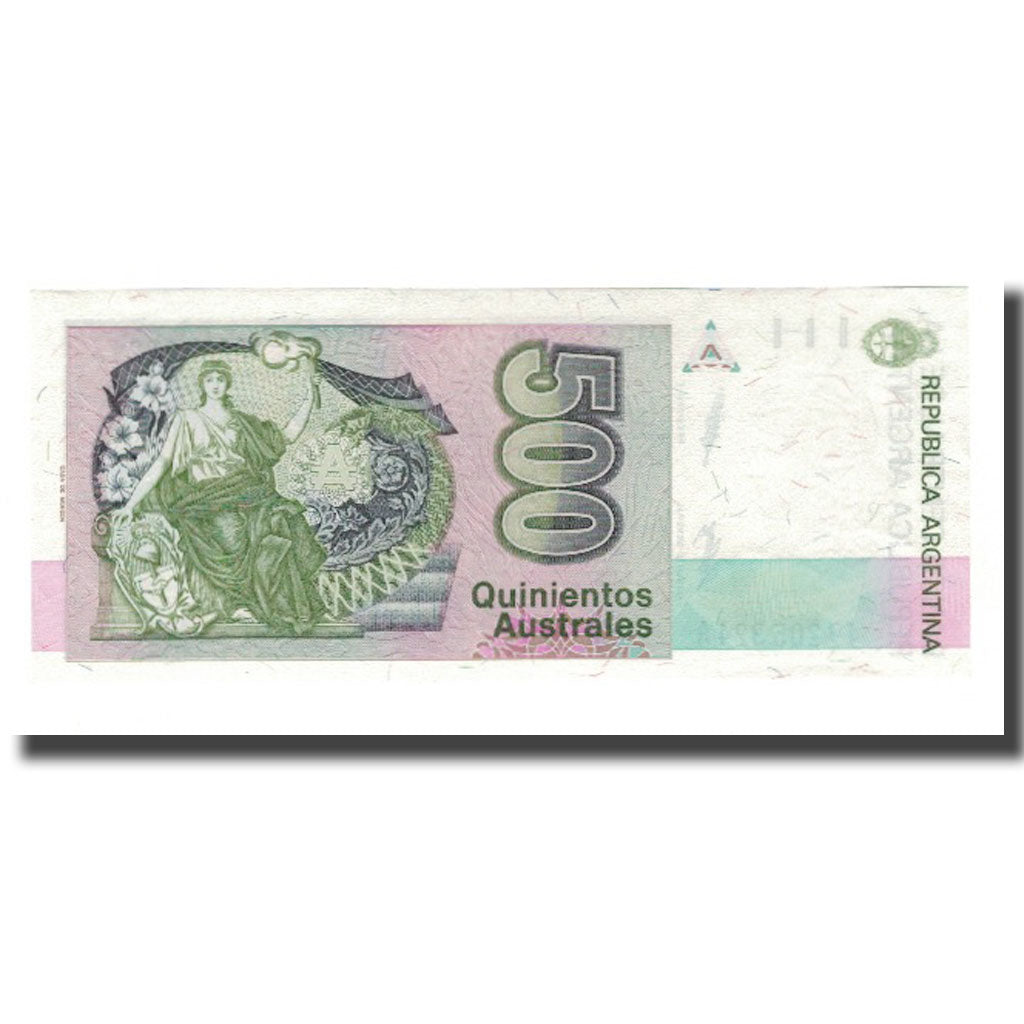 Billete, 500 Australes, Undated (1988-90), Argentina, KM:328a, UNC