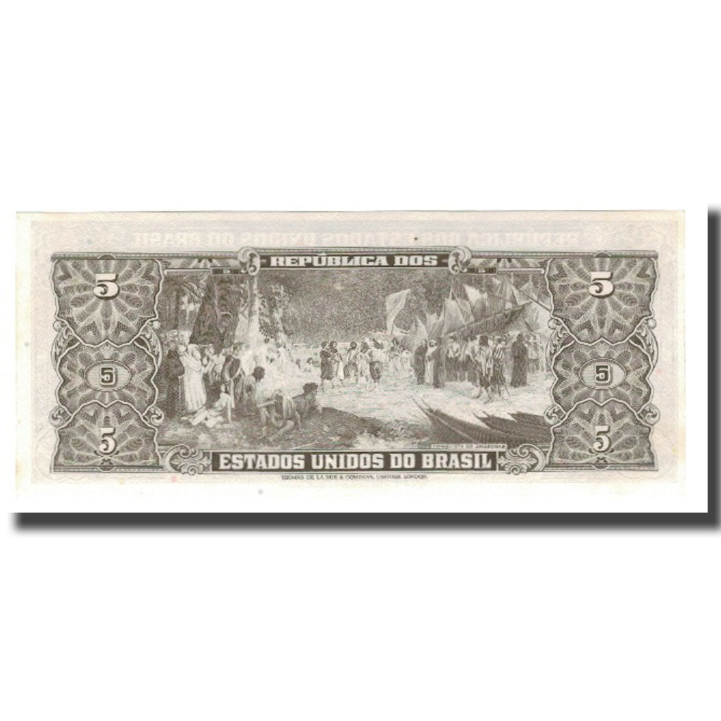 Banconote, Brasile, 5 Cruzeiros, Undated (1962-64), KM:176c, FDS