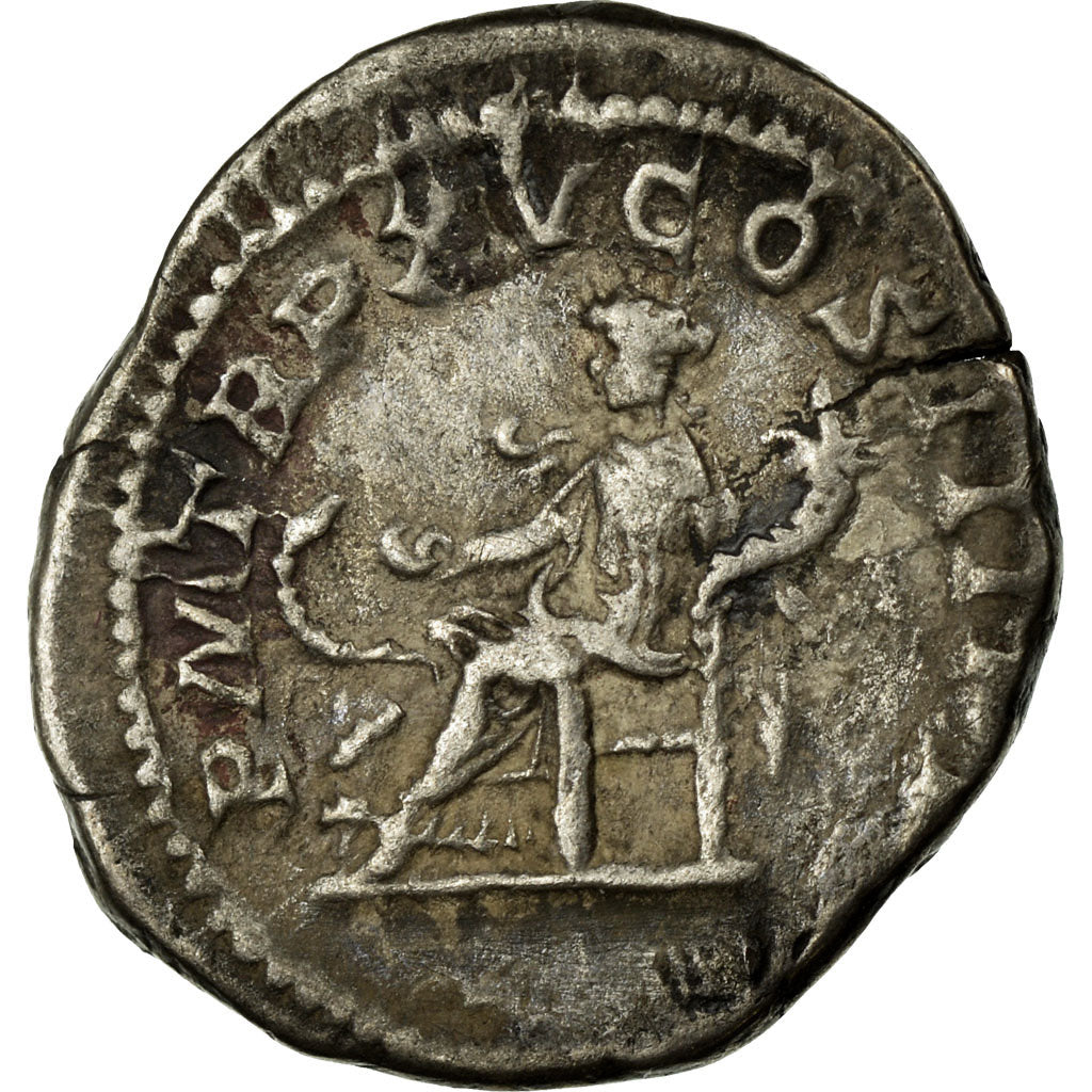 Moneta, Caracalla, Denarius, EF(40-45), Srebro, Cohen:206