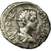 Moneta, Geta, Denarius, VF(30-35), Srebro, Cohen:230