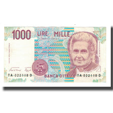 Banknote, Italy, 1000 Lire, D.1990, KM:114a, UNC(65-70)