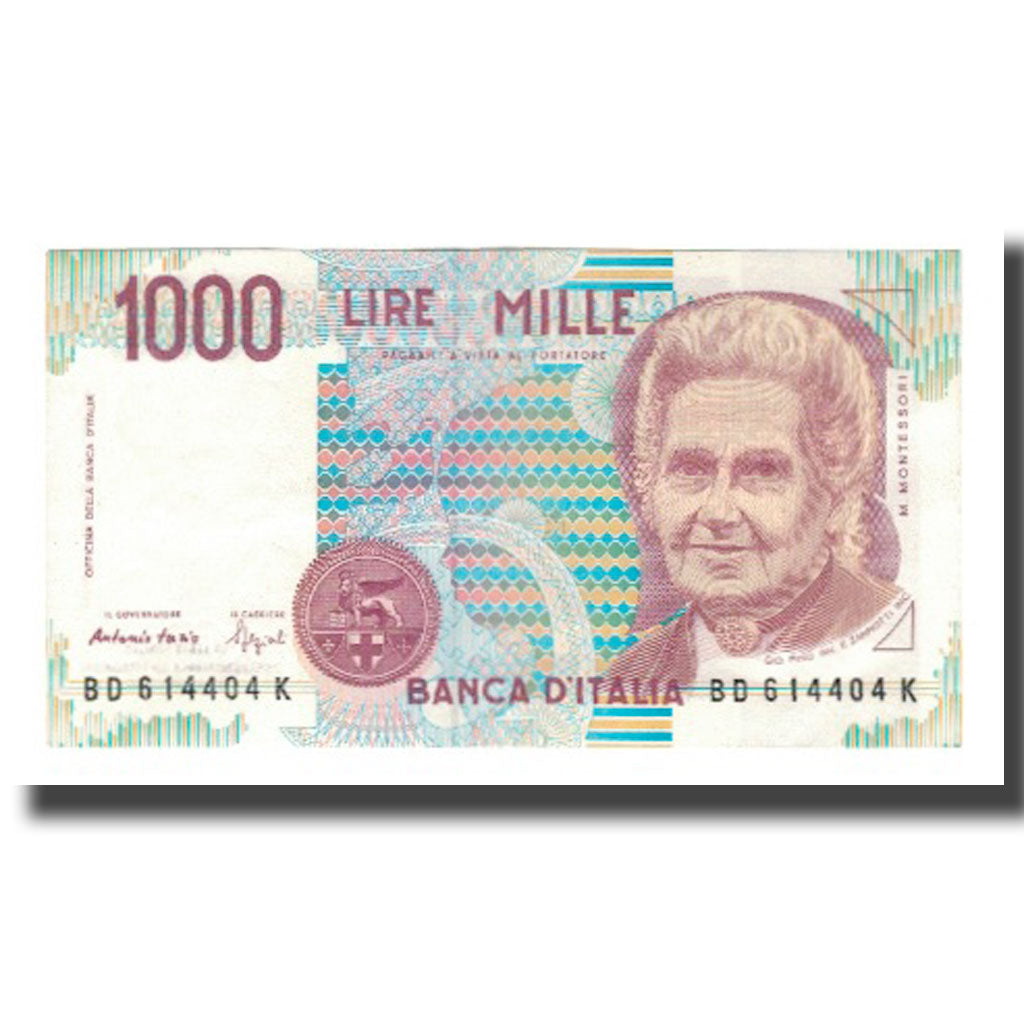 Banconote, Italia, 1000 Lire, D.1990, KM:114b, FDS