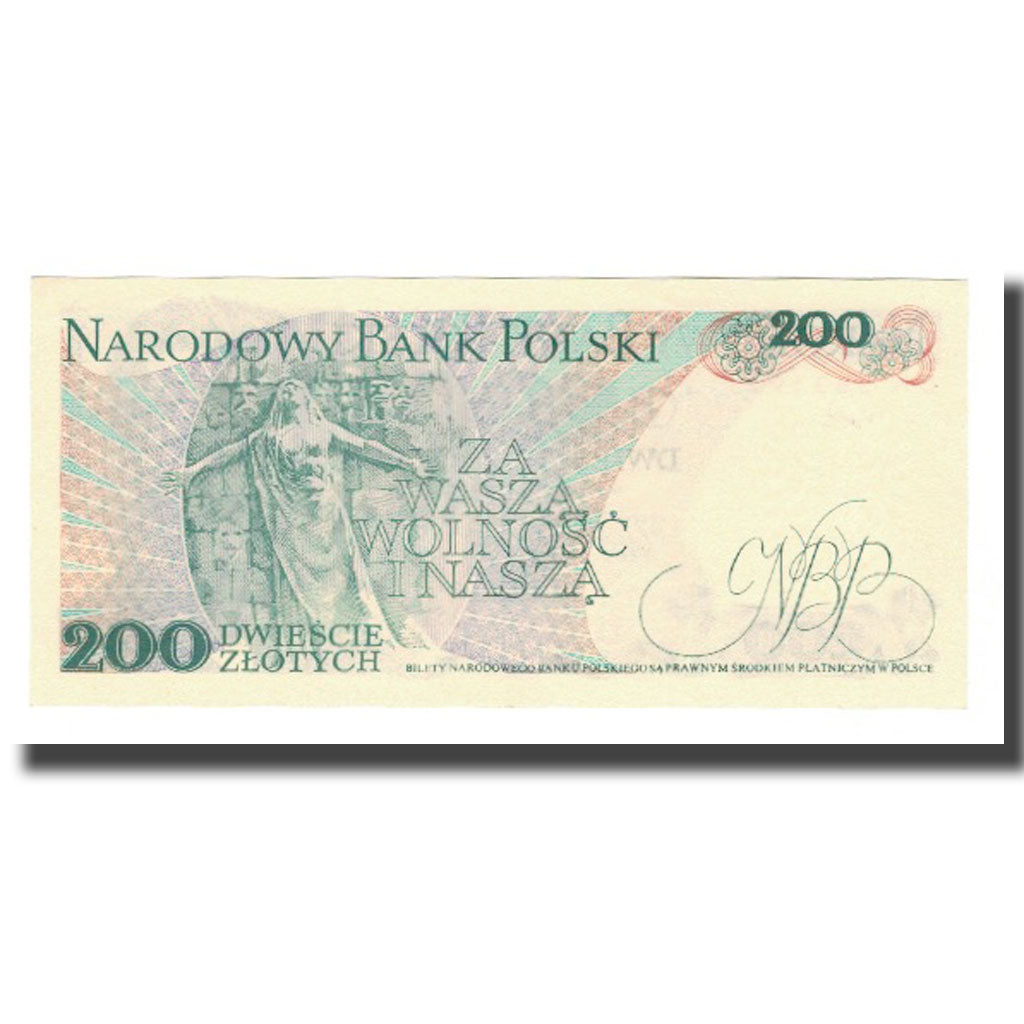 Banknote, Poland, 200 Zlotych, 1986, 1986-06-01, KM:144c, UNC(65-70)