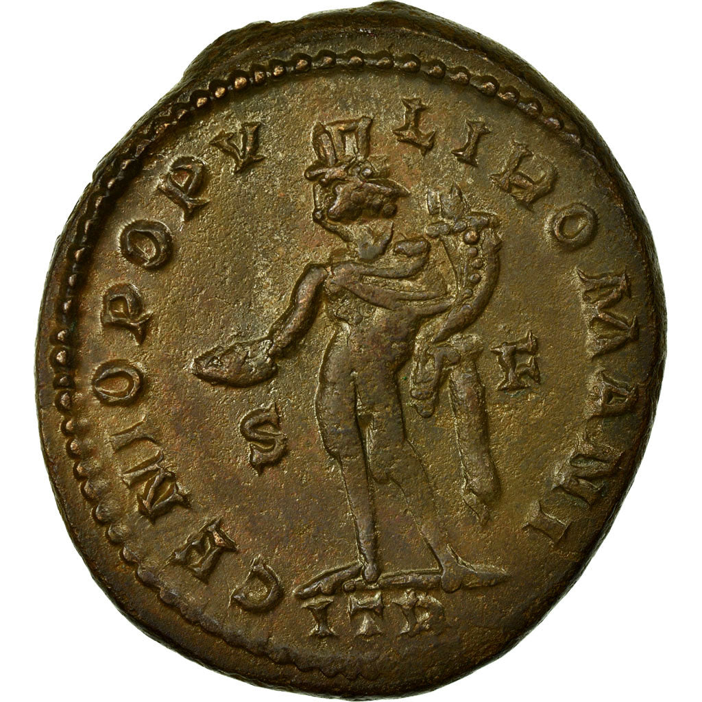 Coin, Diocletian, Follis, AU(50-53), Copper, Cohen:87