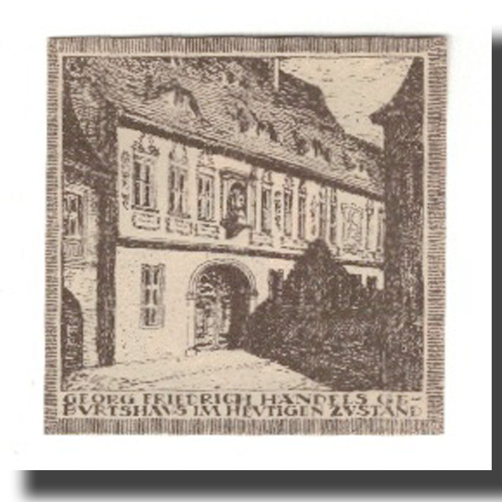 Banknote, Germany, Halle a.d. Saale Stadt, 10 Pfennig, Batiment, undated (1921)