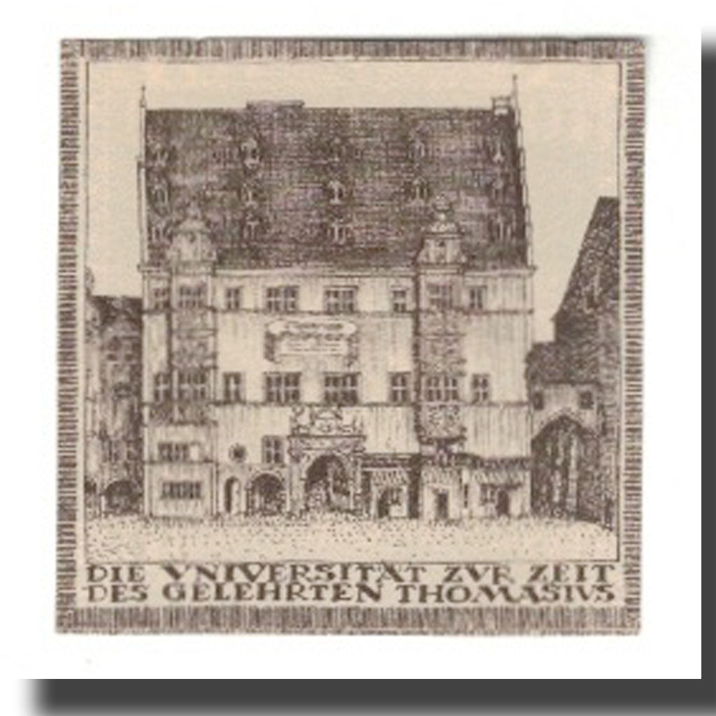 Banknote, Germany, Halle a.d. Saale Stadt, 10 Pfennig, batiment 3, undated