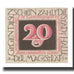 Banknote, Germany, Halle a.d. Saale Stadt, 20 Pfennig, personnage 2, undated
