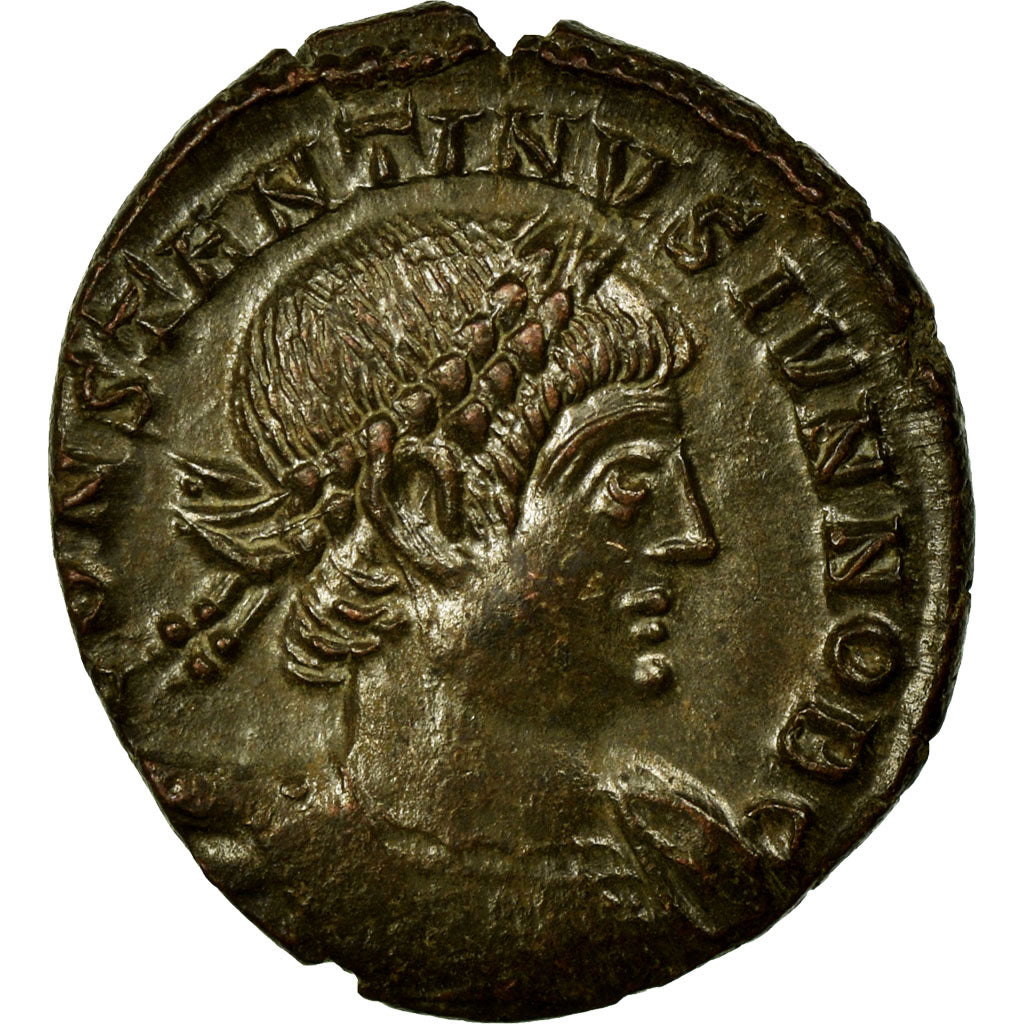 Coin, Constantine II, Nummus, Trier, AU(50-53), Copper, Cohen:122