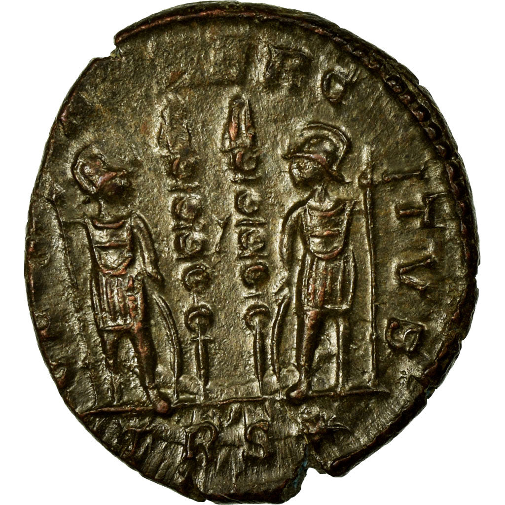 Coin, Constantine II, Nummus, Trier, AU(50-53), Copper, Cohen:122