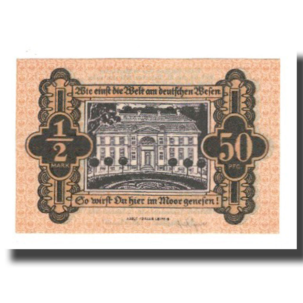 Banknote, Germany, Freienwalde a. Oder Stadt, 50 Pfennig, batiment 2, 1920