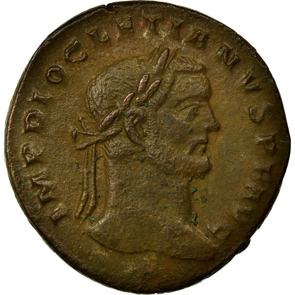 Munten, Diocletianus, Follis, ZF, Koper, Cohen:94