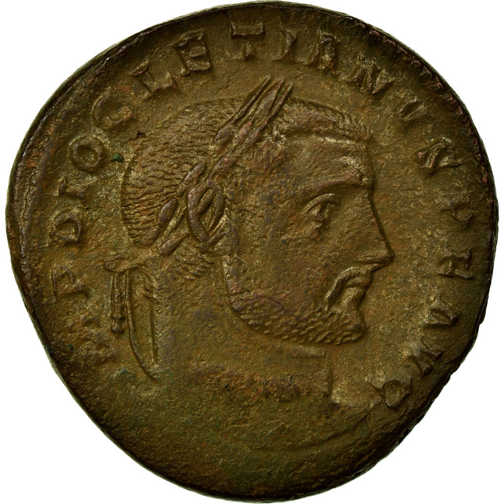 Munten, Diocletianus, Follis, ZF, Koper, Cohen:94